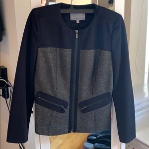 classiques entier black suit coat w shimmer